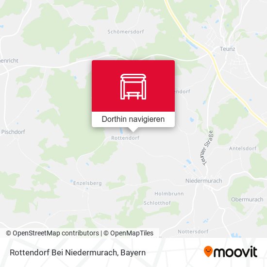 Rottendorf Bei Niedermurach Karte