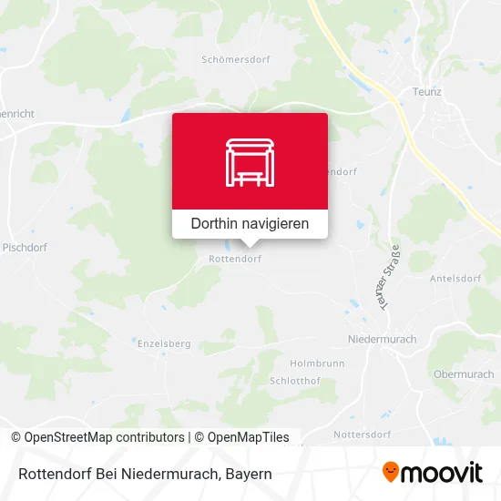 Rottendorf Bei Niedermurach Karte