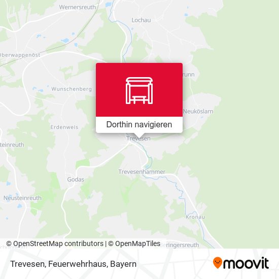 Trevesen, Feuerwehrhaus Karte