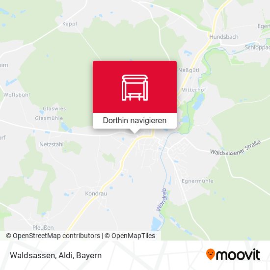 Waldsassen, Aldi Karte