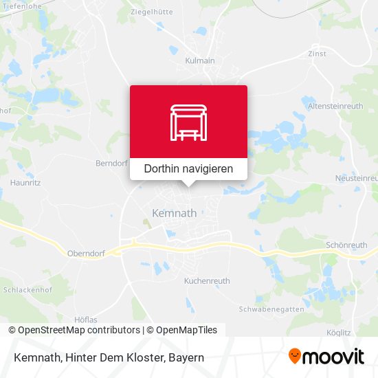 Kemnath, Hinter Dem Kloster Karte