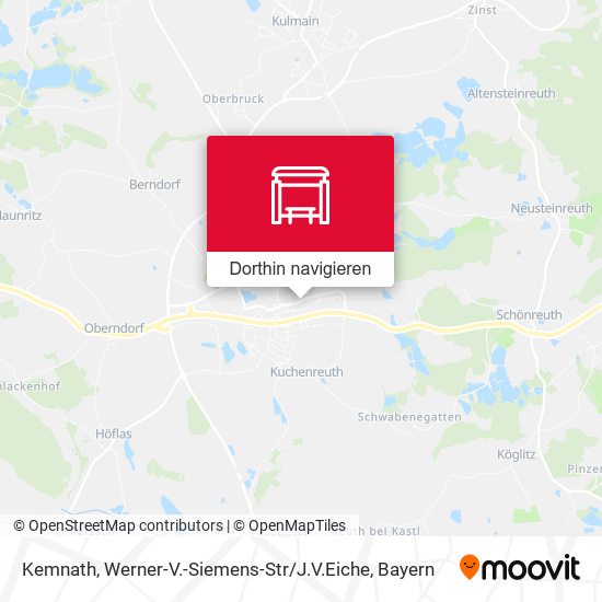 Kemnath, Werner-V.-Siemens-Str / J.V.Eiche Karte