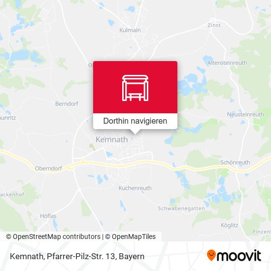 Kemnath, Pfarrer-Pilz-Str. 13 Karte