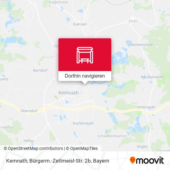 Kemnath, Bürgerm.-Zetlmeisl-Str. 2b Karte