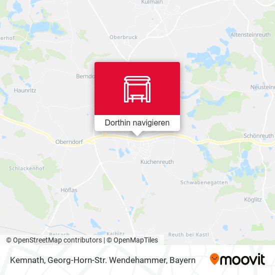 Kemnath, Georg-Horn-Str. Wendehammer Karte
