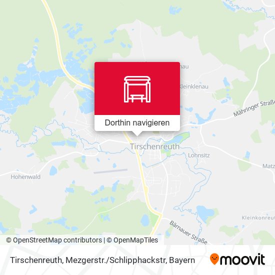 Tirschenreuth, Mezgerstr. / Schlipphackstr Karte