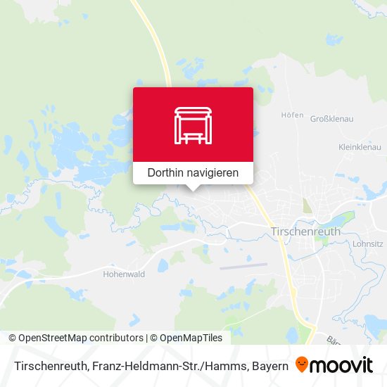 Tirschenreuth, Franz-Heldmann-Str. / Hamms Karte