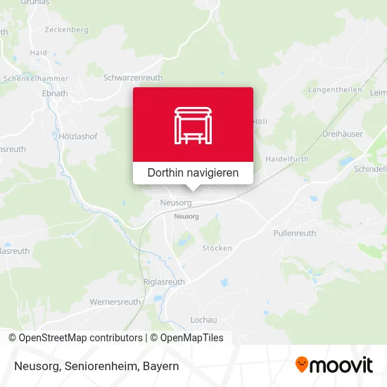 Neusorg, Seniorenheim Karte