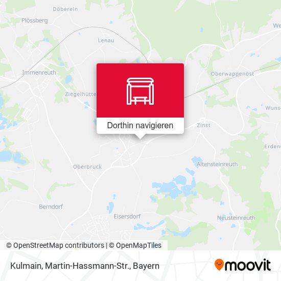 Kulmain, Martin-Hassmann-Str. Karte