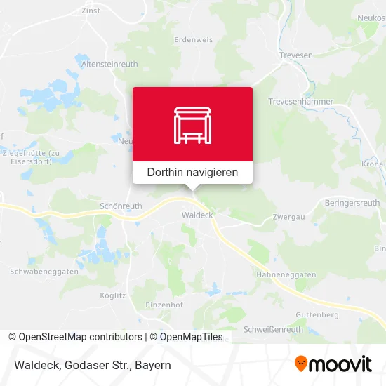 Waldeck, Godaser Str. Karte