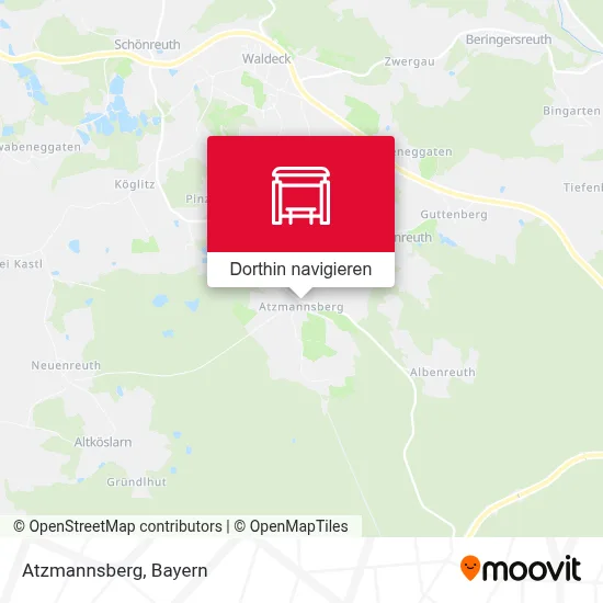 Atzmannsberg Karte