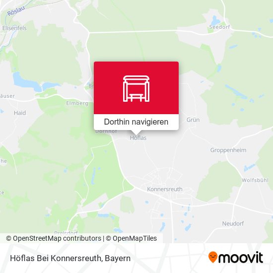 Höflas Bei Konnersreuth Karte