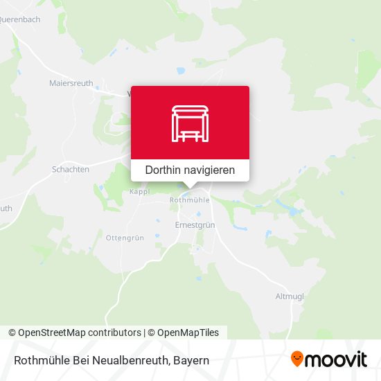 Rothmühle Bei Neualbenreuth Karte