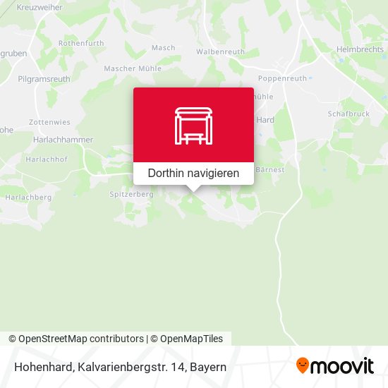 Hohenhard, Kalvarienbergstr. 14 Karte