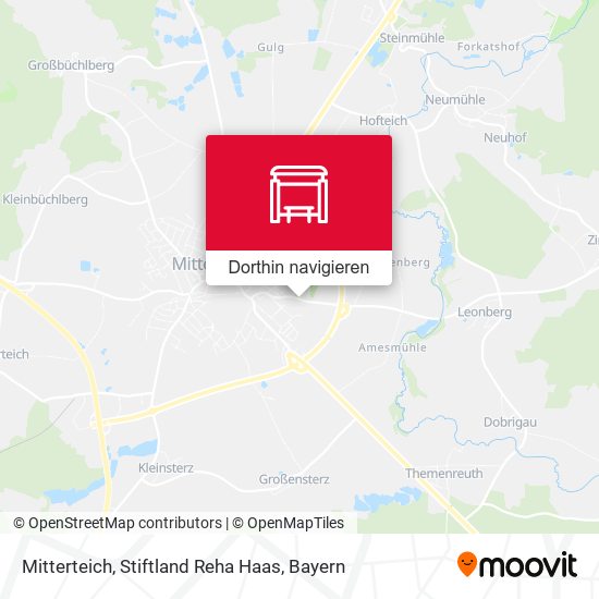 Mitterteich, Stiftland Reha Haas Karte