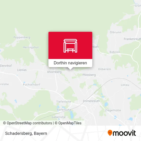 Schadersberg Karte