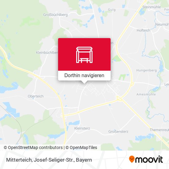 Mitterteich, Josef-Seliger-Str. Karte