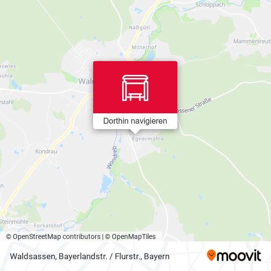 Waldsassen, Bayerlandstr. / Flurstr. Karte