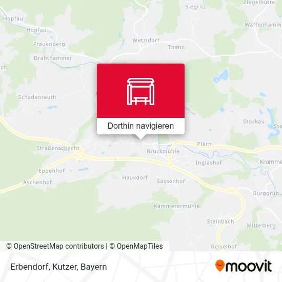 Erbendorf, Kutzer Karte