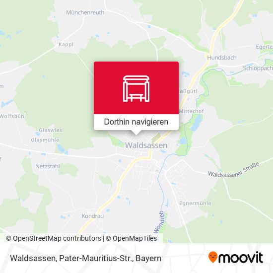 Waldsassen, Pater-Mauritius-Str. Karte