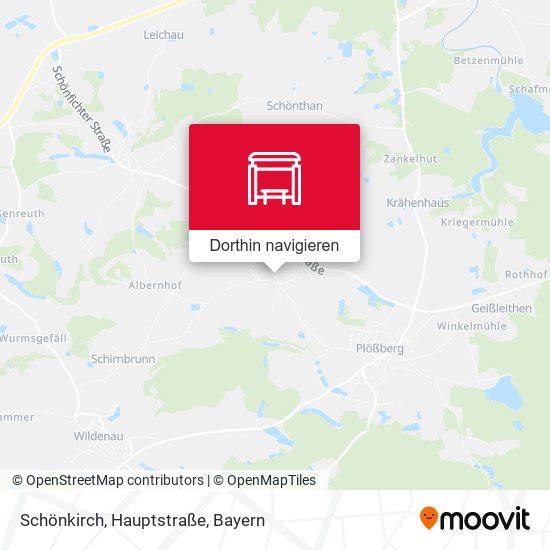 Schönkirch, Hauptstraße Karte