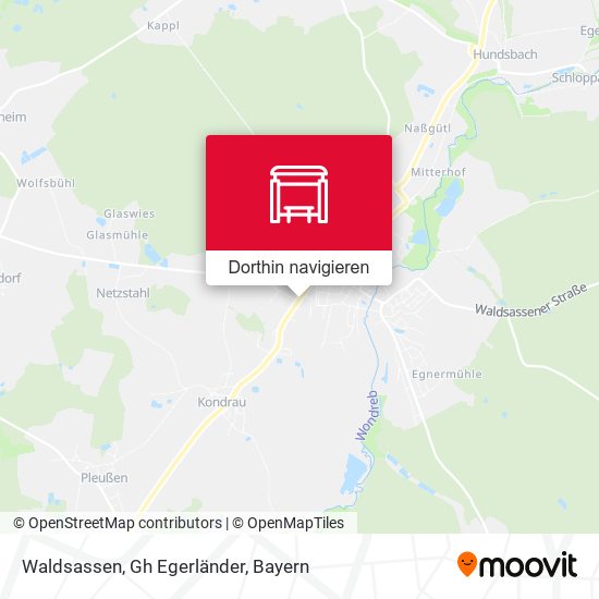 Waldsassen, Gh Egerländer Karte
