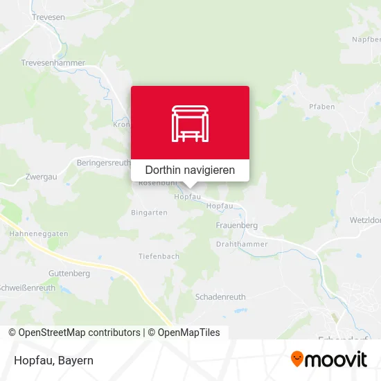 Hopfau Karte