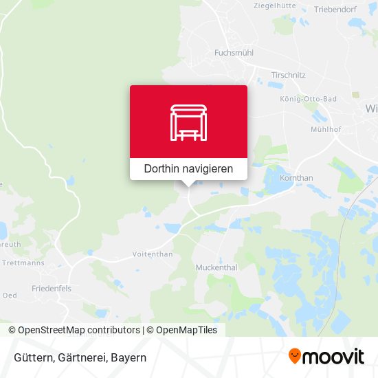 Güttern, Gärtnerei Karte