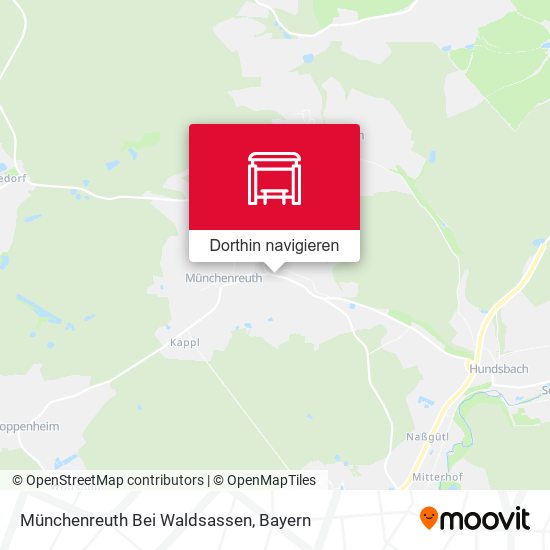 Münchenreuth Bei Waldsassen Karte