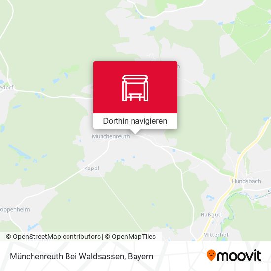 Münchenreuth Bei Waldsassen Karte