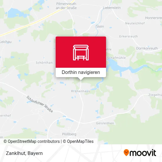 Zanklhut Karte