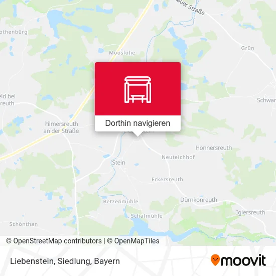 Liebenstein, Siedlung Karte
