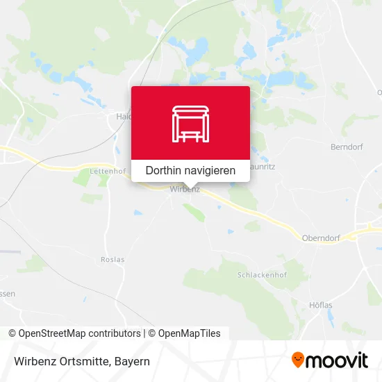 Wirbenz Ortsmitte Karte