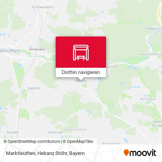Marktleuthen, Hebanz Stöhr Karte