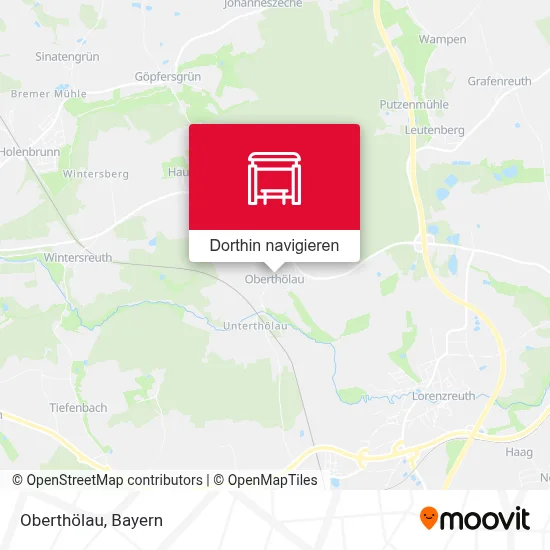 Oberthölau Karte