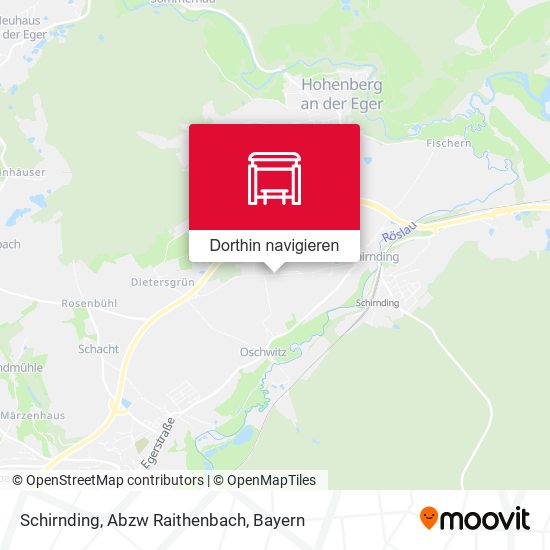 Schirnding, Abzw Raithenbach Karte