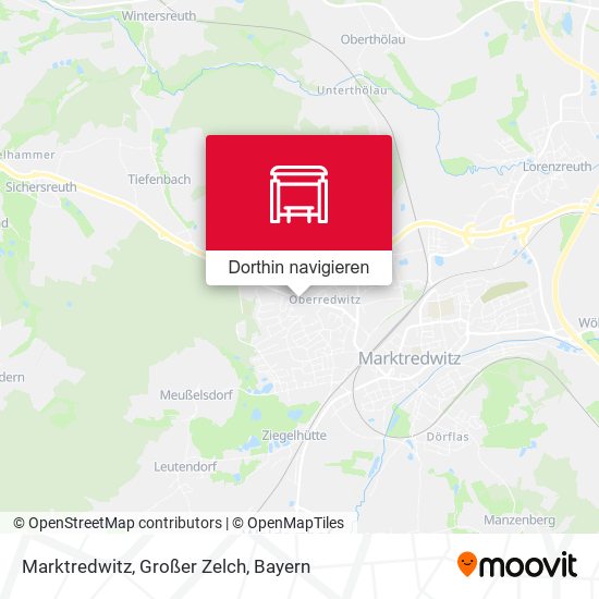 Marktredwitz, Großer Zelch Karte