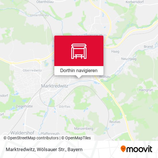 Marktredwitz, Wölsauer Str. Karte