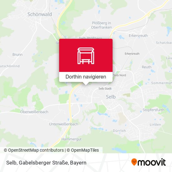 Selb, Gabelsberger Straße Karte