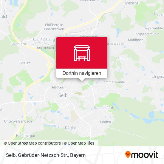 Selb, Gebrüder-Netzsch-Str. Karte