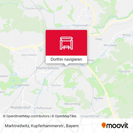 Marktredwitz, Kupferhammerstr. Karte
