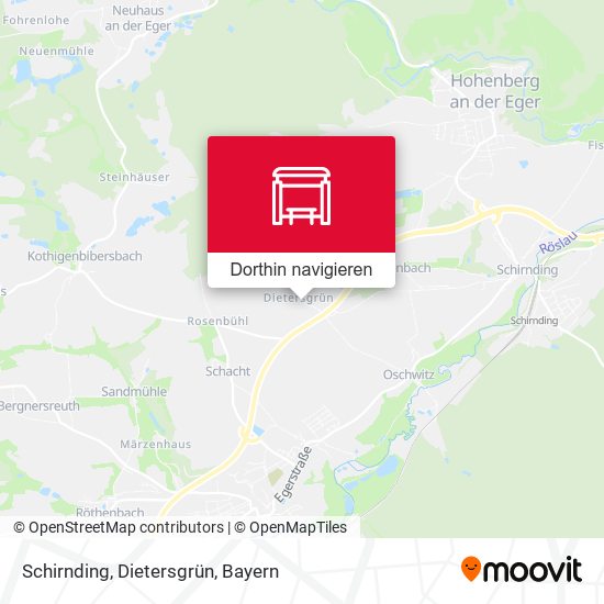 Schirnding, Dietersgrün Karte