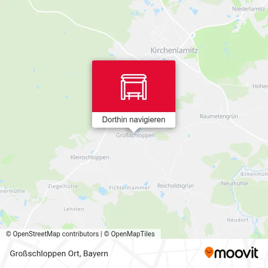 Großschloppen Ort Karte