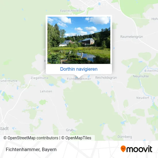 Fichtenhammer Karte