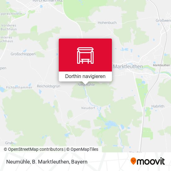 Neumühle, B. Marktleuthen Karte