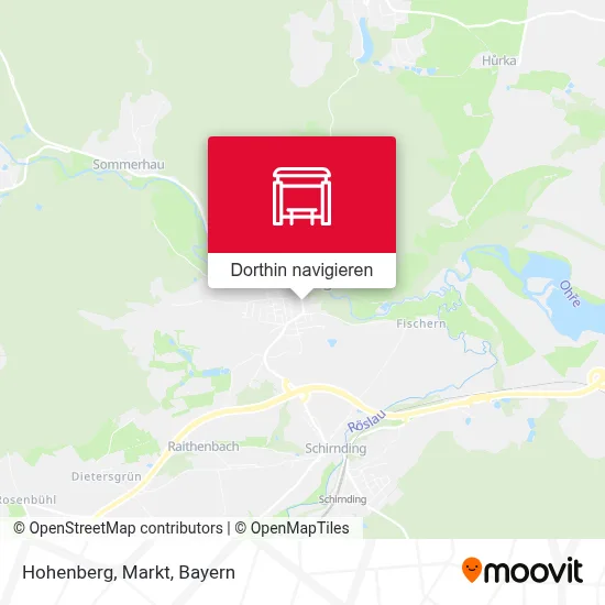 Hohenberg, Markt Karte