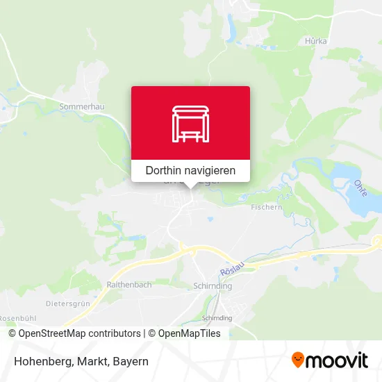 Hohenberg, Markt Karte