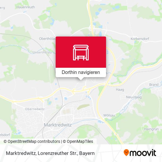 Marktredwitz, Lorenzreuther Str. Karte