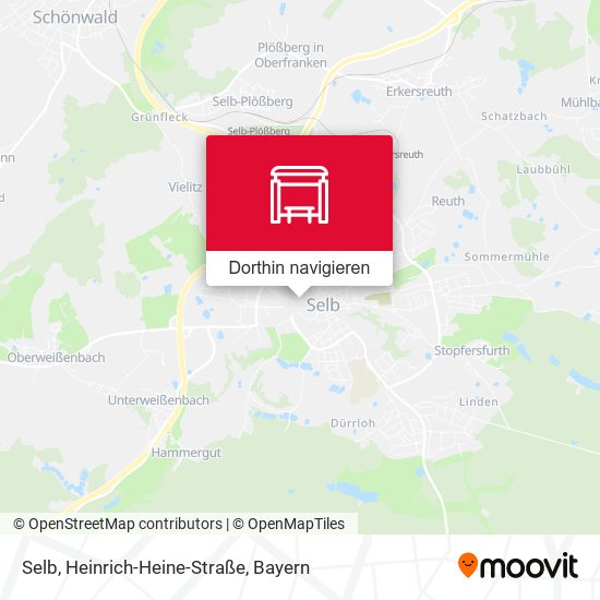 Selb, Heinrich-Heine-Straße Karte