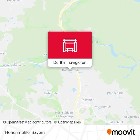 Hohenmühle Karte